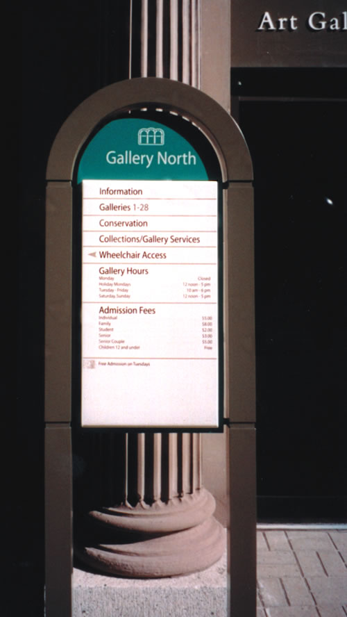 Gallery North sign