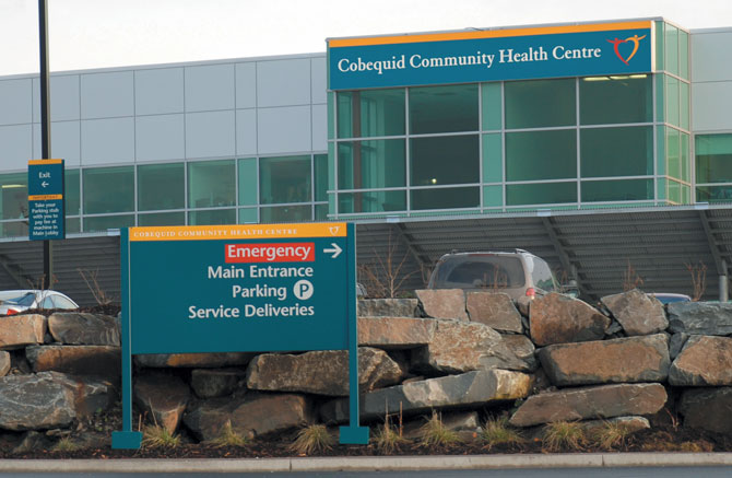 Cobequid Community Health Centre signage