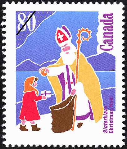 Canada Christmas stamp design