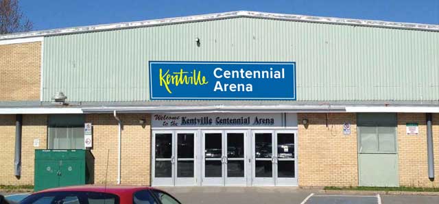 Centennial Arena sign