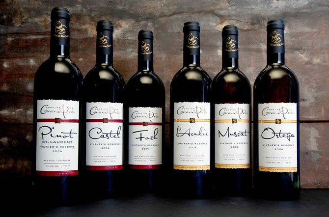 Six Grand Pré wines