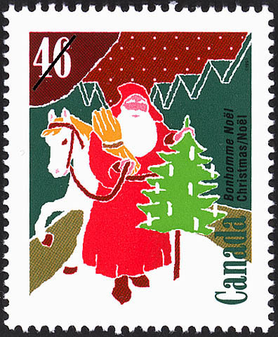 Canada Christmas stamp design